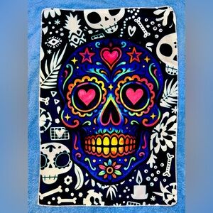 Sugar Skull Handmade & Designed Single Sided Hand or Kitchen Towel